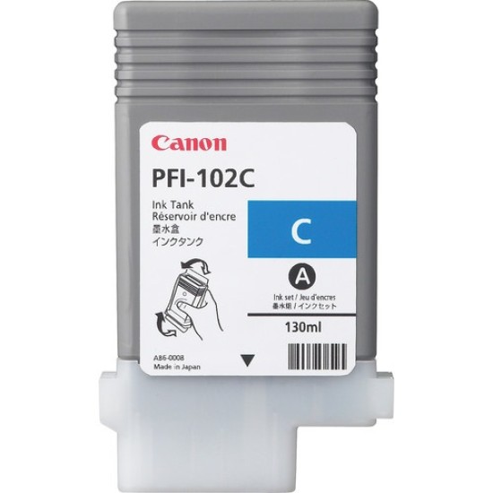 Canon PFI-102C (0896B001) Rašalinė kasetė, Žydra (SPEC)