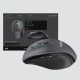 Logitech Marathon M705 Belaidė pelė, RF Wireless, 1000 DPI, Charcoal