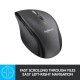 Logitech Marathon M705 Belaidė pelė, RF Wireless, 1000 DPI, Charcoal