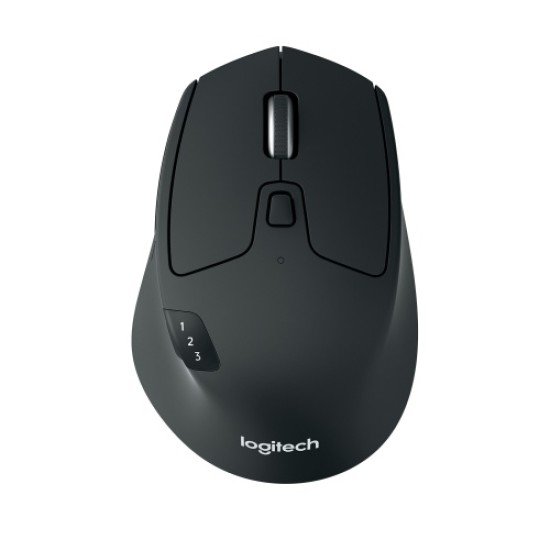 Logitech M720 Triathlon Belaidė pelė RF Wireless + Bluetooth, 1000 DPI, Juoda