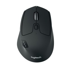 Logitech M720 Triathlon Belaidė pelė RF Wireless + Bluetooth, 1000 DPI, Juoda