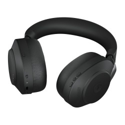 Jabra Evolve2 85 MS Stereo Laidinės/Belaidės ausinės, Bluetooth, USB-A, Charging Stand, Juoda