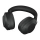 Jabra Evolve2 85 MS Stereo Laidinės/Belaidės ausinės, Bluetooth, USB-A, Charging Stand, Juoda