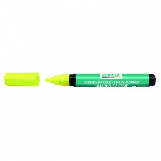 Stanger Kreidinis žymeklis, 3-5 mm, geltonas, pakuotėje 4 vnt. 620010