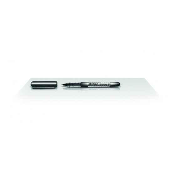 Stanger Rašiklis Solid InkLiner 0.5 mm, juodas, 1 vnt. 7420001