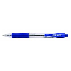 Stanger Tušinukas Softgrip rertactable 1.0 mm, mėlynas, pakuotėje 1 vnt. 18000300038