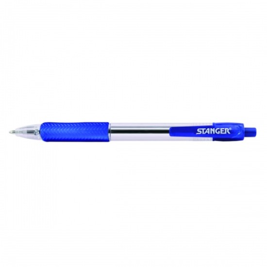 Stanger Tušinukas Softgrip rertactable 1.0 mm, mėlynas, pakuotėje 1 vnt. 18000300038