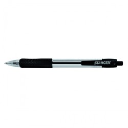 Stanger Tušinukas Softgrip rertactable 1.0 mm, juodas, pakuotėje 1 vnt. 18000300039