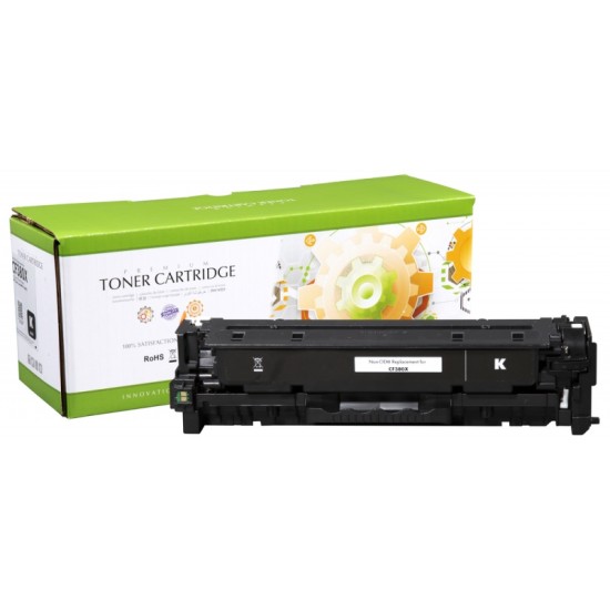 Neoriginali Static Control HP 312X (CF380X), juoda kasetė