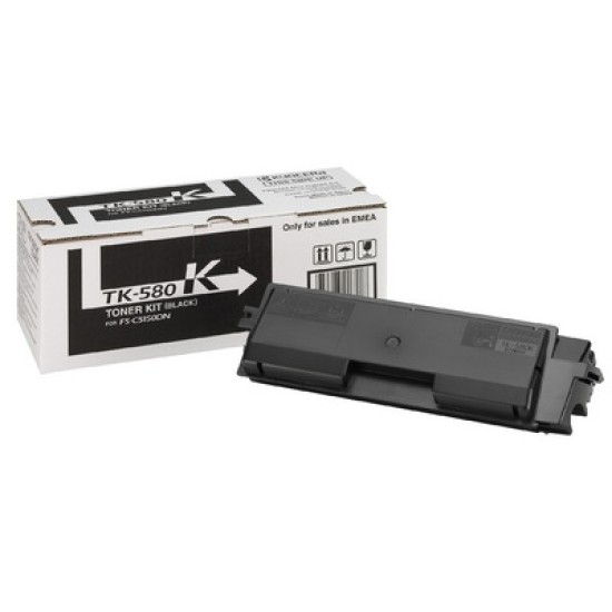 Kyocera TK-580 (1T02KT0NL0), juoda kasetė