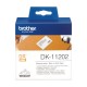 Brother DK-11202 (DK11202) Etikečių ritinėlis Black on White, 62mm x 100mm 300 etikečių
