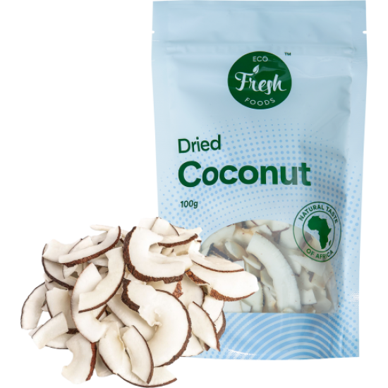 Eco fresh foods Džiovinti kokosai 100 g