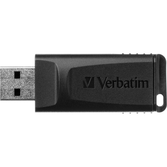 Verbatim 98697 Slider USB atmintinė 32GB, USB-A 2.0, Juoda
