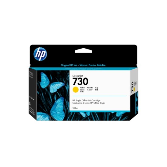 HP 730 (P2V64A) Rašalinė kasetė, Geltona