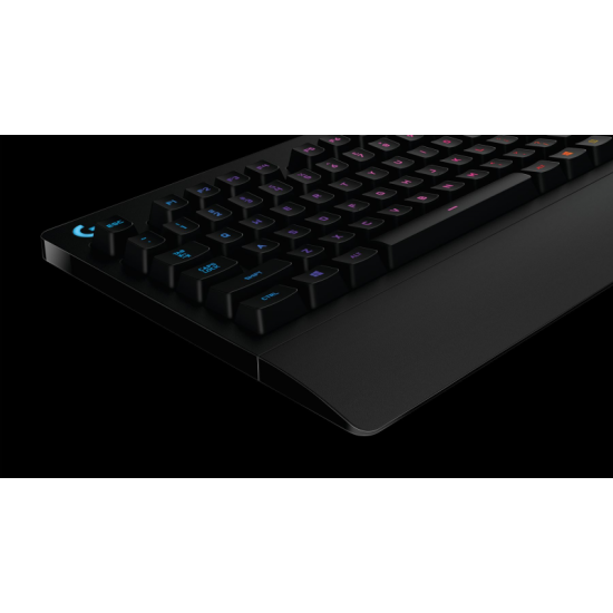 Logitech G213 PRODIGY Laidinė žaidimų klaviatūra, RGB Apšvietimas, USB, US, Juoda