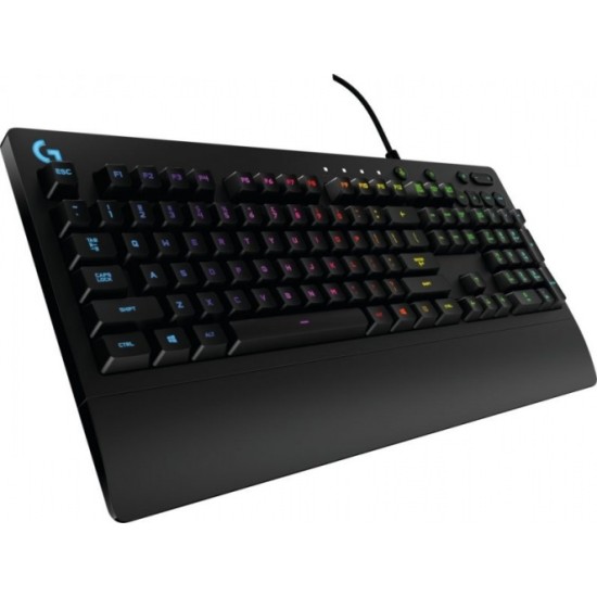 Logitech G213 PRODIGY Laidinė žaidimų klaviatūra, RGB Apšvietimas, USB, US, Juoda