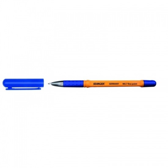 Stanger Tušinukas Finepoint Softgrip 0.7 mm, mėlynas, 1 vnt. 18000300056