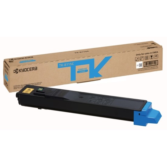 Kyocera TK-8115C Lazerinė kasetė, Žydra