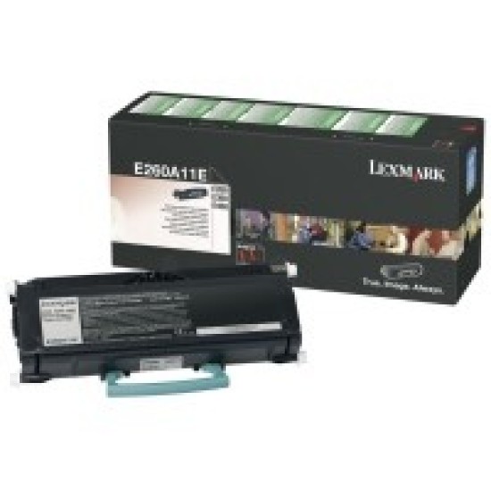 Lexmark (E260A11E), juoda kasetė