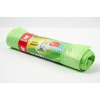 Šiukšlių maišai užrišami, 60l/10vnt., HDPE, žali