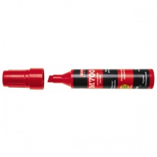 Žymeklis permanentinis Stanger M700, 1,7 mm, kirsta galvutė, raudonas 1 vnt.