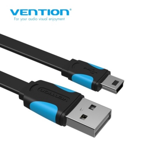 Vention VAS-A14-B200 Kabelis USB 2.0 A Male - USB 2.0 B Mini Male, 2 m
