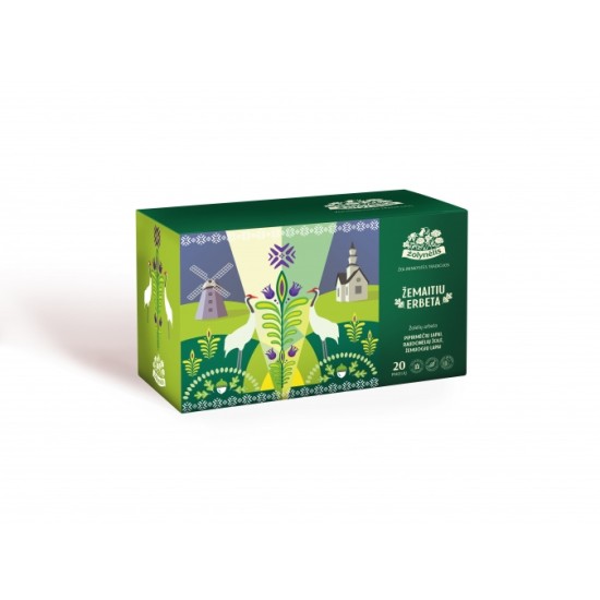 Žolynėlis žolelių arbata Žemaitiu Erbeta, 30g (1,5x20)