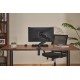 Up Up Premium Single Screen Monitoriaus laikiklis 17-32'', VESA 75x75, 100x100, Matinė juoda