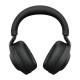 Jabra Evolve2 85 MS Stereo Link380c Belaidės/Laidinės ausinės Bluetooth, 3.5mm jack, Stand, Juoda
