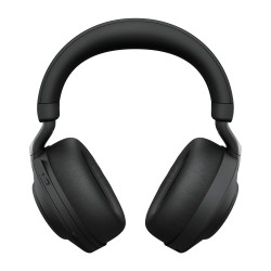 Jabra Evolve2 85 MS Stereo Link380c Belaidės/Laidinės ausinės Bluetooth, 3.5mm jack, Stand, Juoda