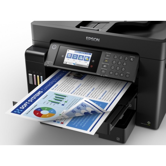 Epson EcoTank L15150 Spausdintuvas rašalinis spalvotas MFP A3+ 32 ppm USB Wi-Fi Ethernet LAN