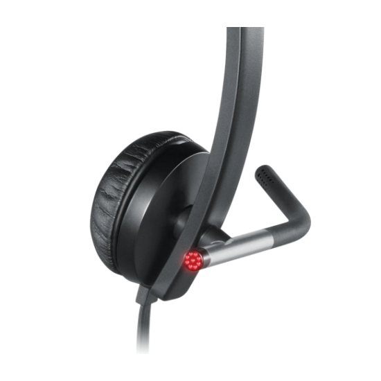 Logitech H650e Stereo Laidinės ausinės USB-A, Juoda