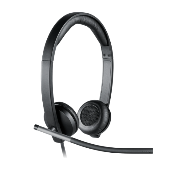 Logitech H650e Stereo Laidinės ausinės USB-A, Juoda