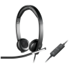 Logitech H650e Stereo Laidinės ausinės USB-A, Juoda