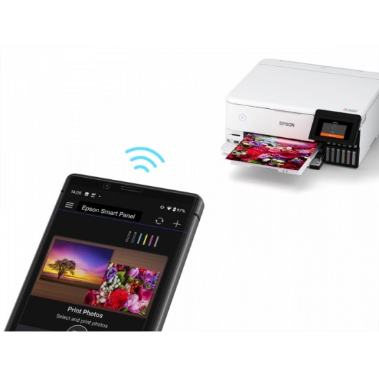 Epson EcoTank L8160 Spausdintuvas rašalinis spalvotas MFP A4 32 ppm USB Wi-Fi Ethernet LAN