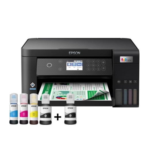 Epson EcoTank L6260 Spausdintuvas rašalinis spalvotas MFP A4 33 ppm USB Wi-Fi Ethernet LAN
