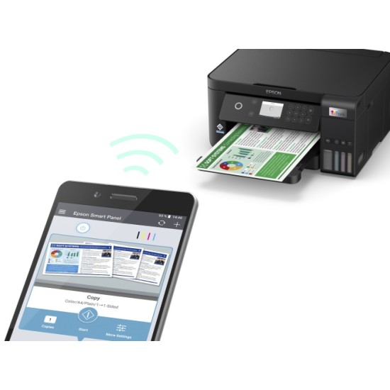 Epson EcoTank L6260 Spausdintuvas rašalinis spalvotas MFP A4 33 ppm USB Wi-Fi Ethernet LAN