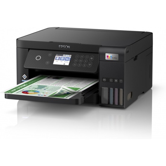 Epson EcoTank L6260 Spausdintuvas rašalinis spalvotas MFP A4 33 ppm USB Wi-Fi Ethernet LAN