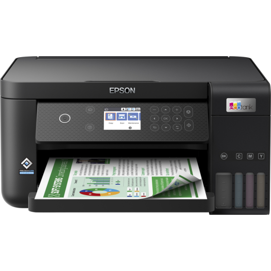 Epson EcoTank L6260 Spausdintuvas rašalinis spalvotas MFP A4 33 ppm USB Wi-Fi Ethernet LAN