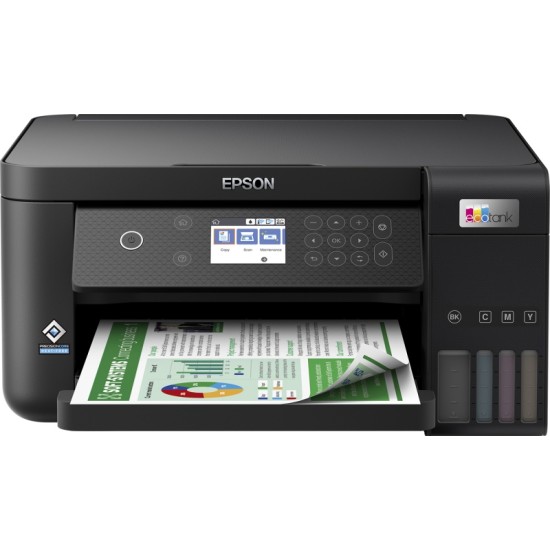 Epson EcoTank L6260 Spausdintuvas rašalinis spalvotas MFP A4 33 ppm USB Wi-Fi Ethernet LAN