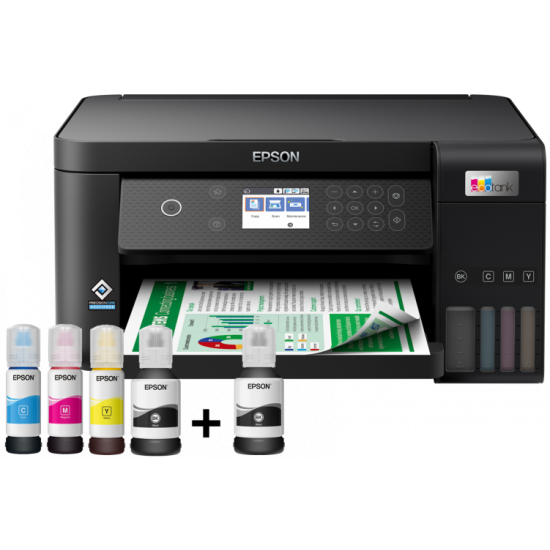 Epson EcoTank L6260 Spausdintuvas rašalinis spalvotas MFP A4 33 ppm USB Wi-Fi Ethernet LAN