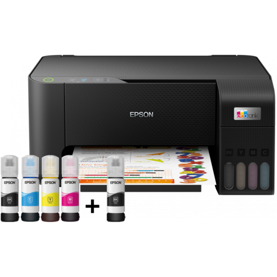 Epson EcoTank L3210 Spausdintuvas rašalinis A4, Spalvotas, MFP, USB