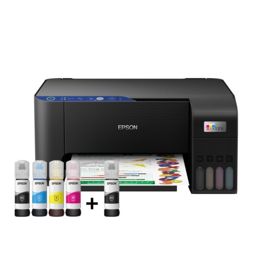 Epson EcoTank L3251 Spausdintuvas rašalinis spalvotas MFP A4 33 ppm Wi-Fi USB
