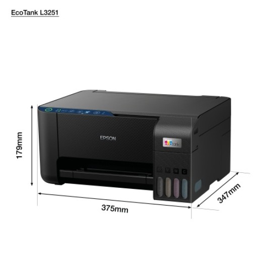 Epson EcoTank L3251 Spausdintuvas rašalinis spalvotas MFP A4 33 ppm Wi-Fi USB
