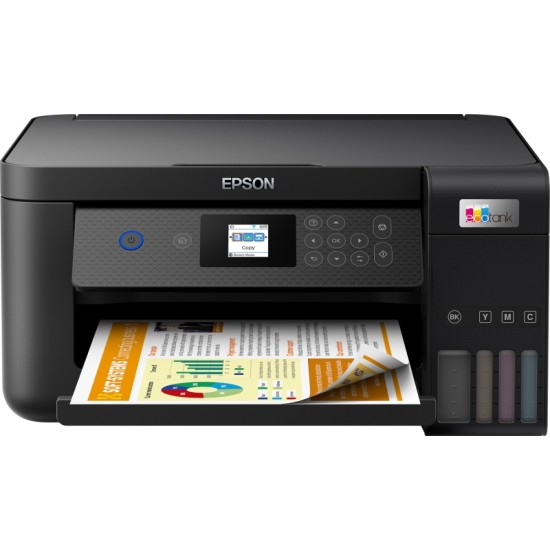 Epson EcoTank L4260 Spausdintuvas rašalinis spalvotas MFP A4 33 ppm USB Wi-Fi Ethernet LAN