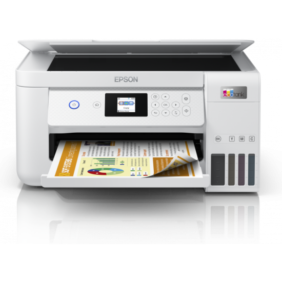 Epson EcoTank L4266 Spausdintuvas rašalinis spalvotas MFP A4 33 ppm USB Wi-Fi Ethernet LAN