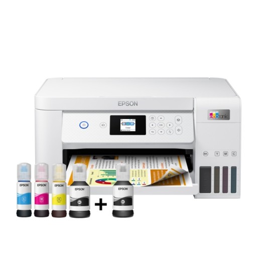 Epson EcoTank L4266 Spausdintuvas rašalinis spalvotas MFP A4 33 ppm USB Wi-Fi Ethernet LAN