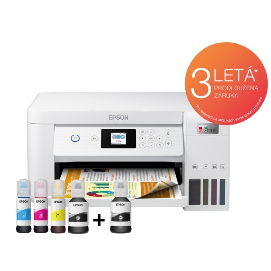 Epson EcoTank L4266 Spausdintuvas rašalinis spalvotas MFP A4 33 ppm USB Wi-Fi Ethernet LAN