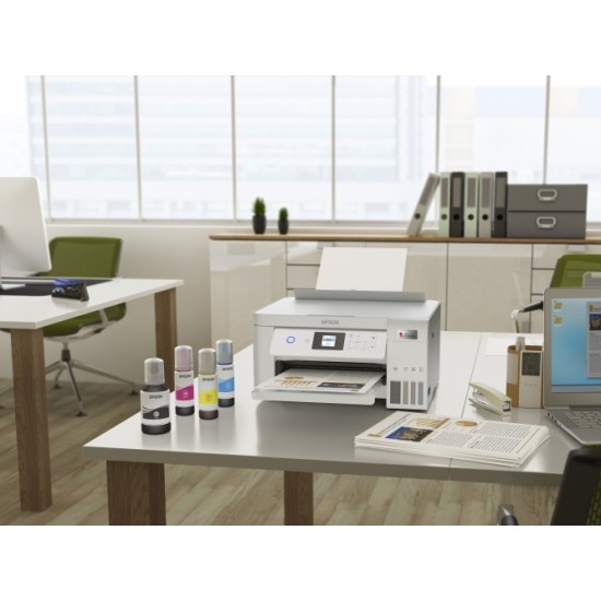Epson EcoTank L4266 Spausdintuvas rašalinis spalvotas MFP A4 33 ppm USB Wi-Fi Ethernet LAN
