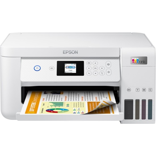 Epson EcoTank L4266 Spausdintuvas rašalinis spalvotas MFP A4 33 ppm USB Wi-Fi Ethernet LAN
